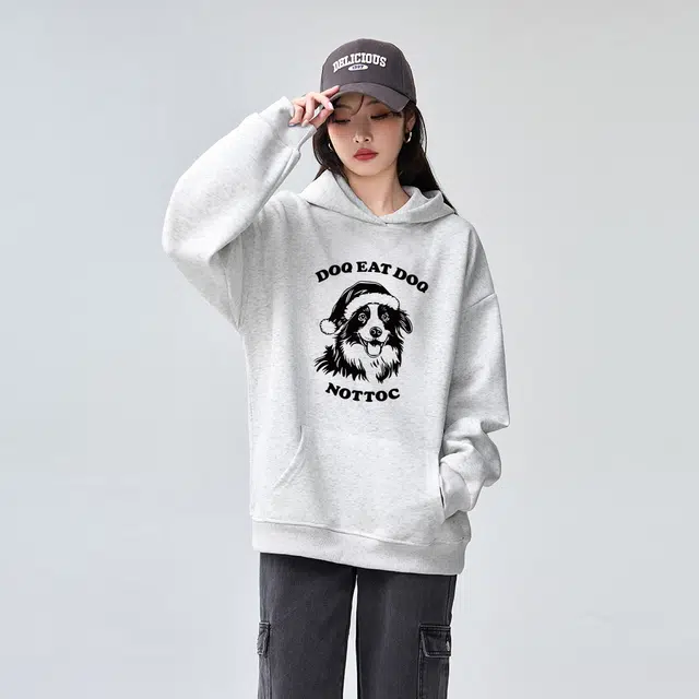 棉购 连帽薄款潮牌美式重磅卫衣 男女同款