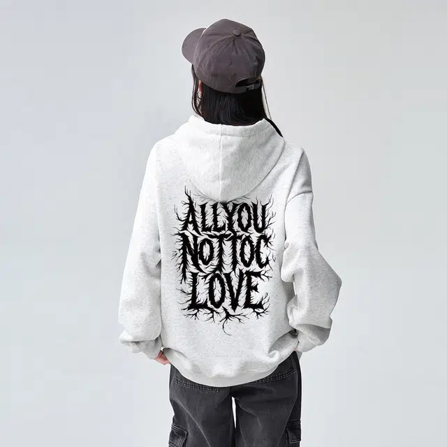 棉购 连帽美式宽松复古重磅卫衣 男女同款