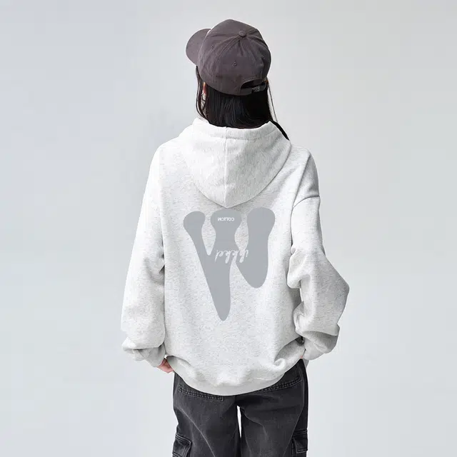 棉购 美式复古重磅连帽宽松时尚潮流长袖卫衣 男女同款