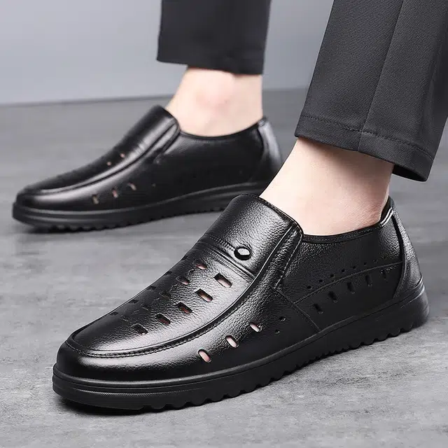 金迈王 头层牛皮 气质简约时尚通勤个性户外舒适 休闲鞋 男款