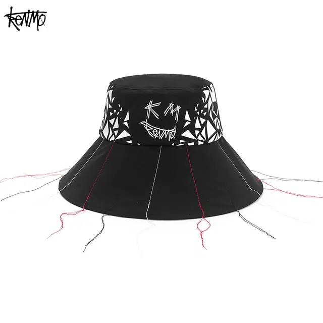 肯默 潮酷嘻哈丝线 棉 渔夫帽 男女同款情侣款