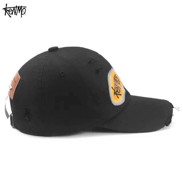 肯默 街头嘻哈涂鸦 棉 鸭舌帽 男女同款情侣款