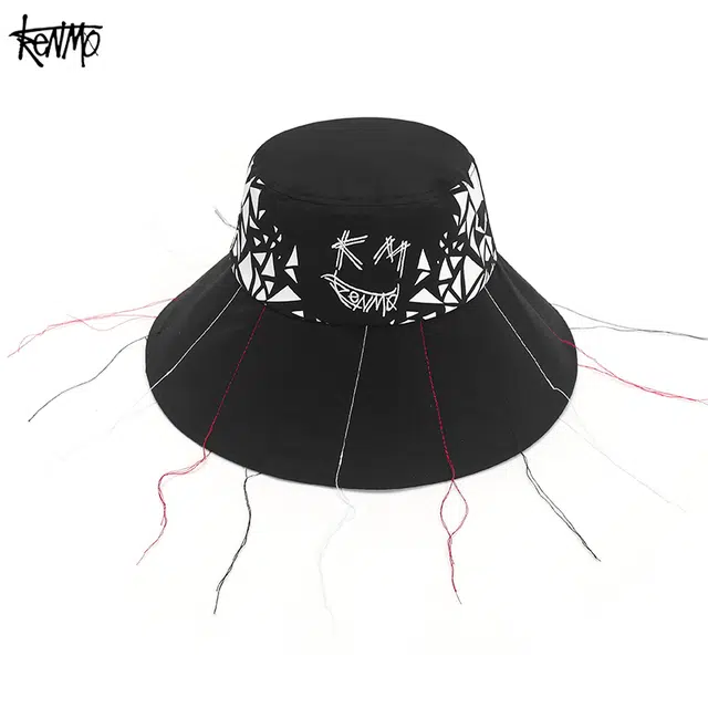 肯默 潮酷嘻哈丝线 棉 渔夫帽 男女同款情侣款