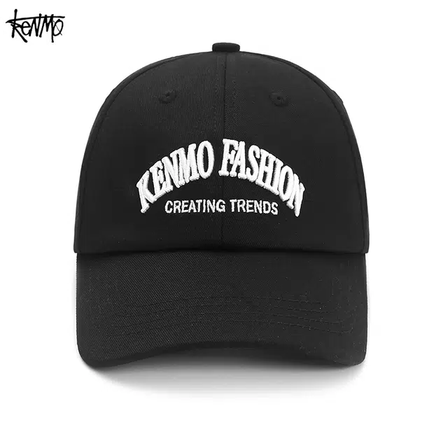 肯默 简约刺绣 棉 鸭舌帽 男女同款情侣款