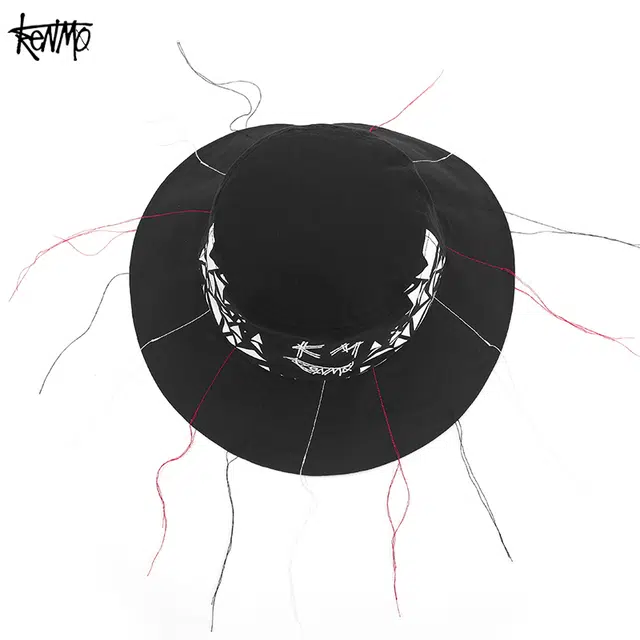 肯默 潮酷嘻哈丝线 棉 渔夫帽 男女同款情侣款