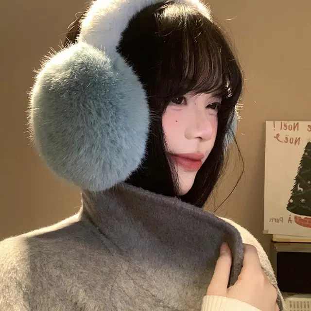 梦特娇 韩系冬季骑行保暖防寒加厚加绒 涤纶 耳罩 男女同款情侣款