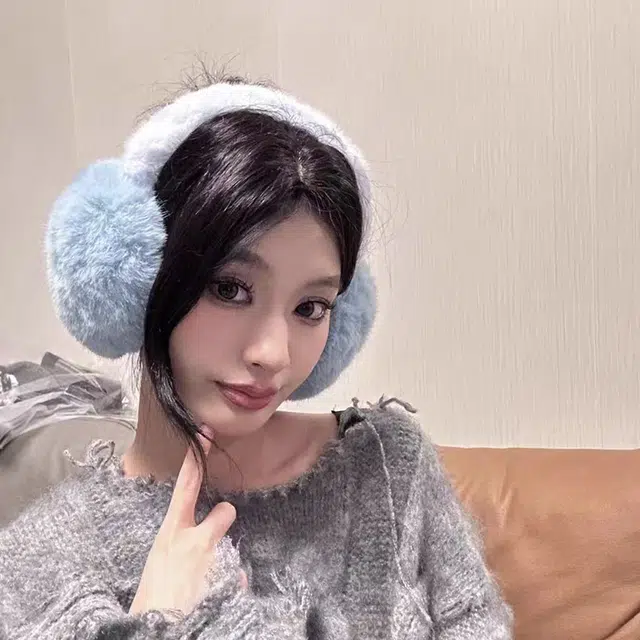 梦特娇 韩系冬季骑行保暖防寒加厚加绒 涤纶 耳罩 男女同款情侣款