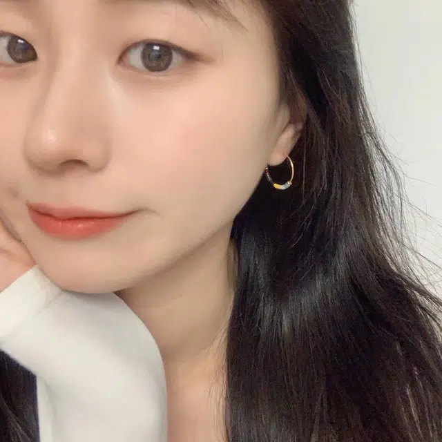 梦特娇 小众设计田园风彩色串珠耳环 女款
