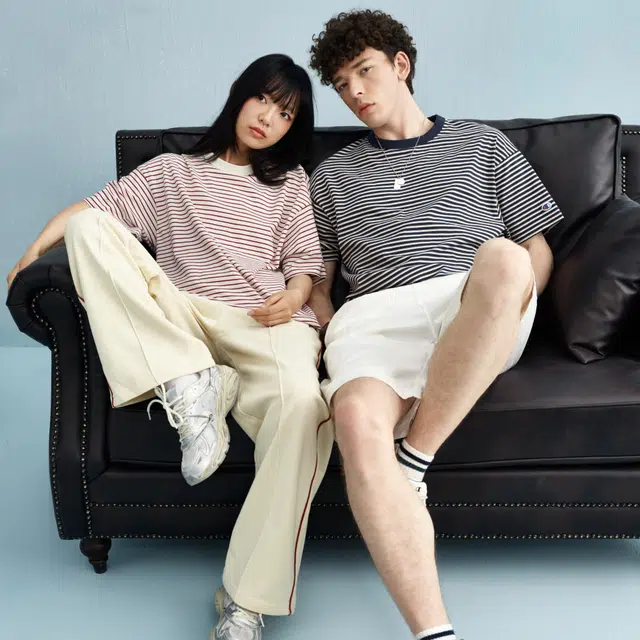 Champion SS25 MEN'S CASUAL logoT