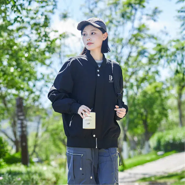 敦煌博物馆 山系复古机能风户外多拉链防水棒球领飞行员夹克外套 男女同款