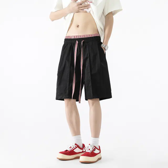 敦煌博物馆 美式简约薄款时尚宽松舒适休闲短裤 男女同款