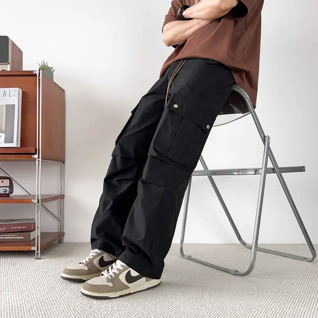 敦煌博物馆 美式复古舒适户外通勤休闲工装裤 男女同款