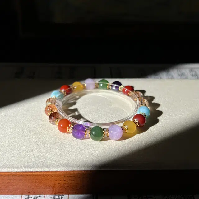【春日幻想】 浮笙梦 多宝多福 新中式国风多巴胺色简约精致小众轻奢高级感设计叠戴招财进宝好运连连日常通勤处理 多色水晶 手串 女款