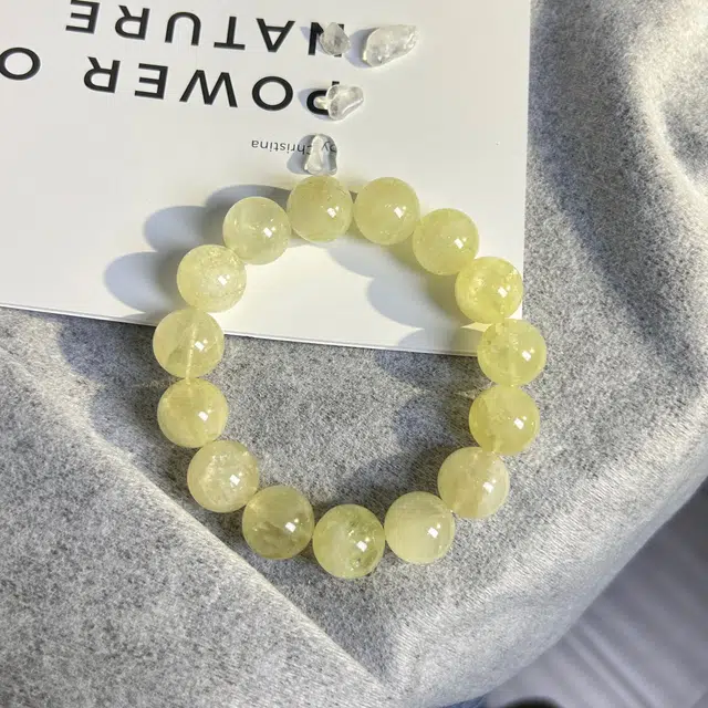 浮笙梦 招财纳福新中式古典百搭简约精致小众设计高级感日常百搭通勤款 黄水晶 手串 男女同款情侣款