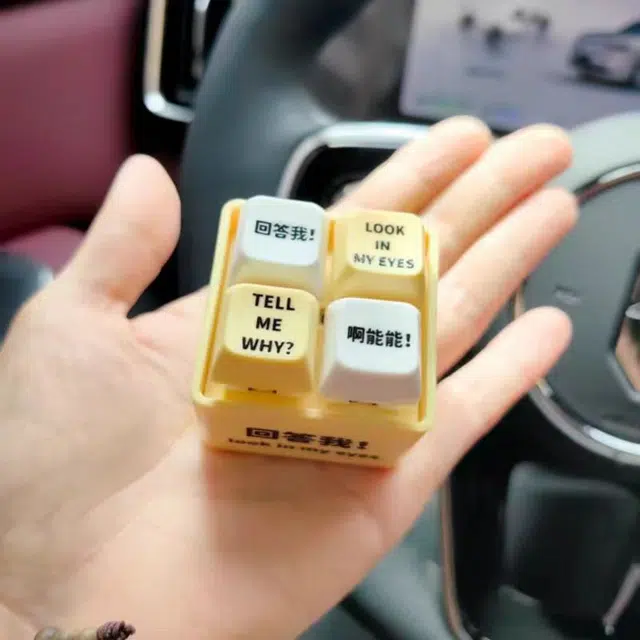 娇宠日记 新款创意回答我发声趣味整朋友趣味按键 发光玩具
