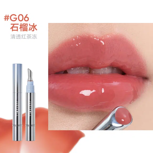 橘朵 怦然心动礼盒彩妆套装 玻璃唇提亮肤色 遮瑕气垫六色眼影唇蜜口红手持镜卸妆条修容刷
