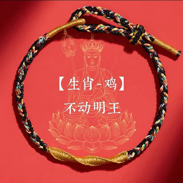 【考试上岸高中】五彩绳 凤凰涅磐 高考考公考研红绳  十二生肖本命佛 手工编织绳 小众高级感原创设计#好运 柔韧彩线 手绳 女款