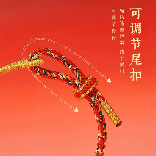 【考试上岸高中】五彩绳 凤凰涅磐 高考考公考研红绳  十二生肖本命佛 手工编织绳 小众高级感原创设计#好运 柔韧彩线 手绳 女款