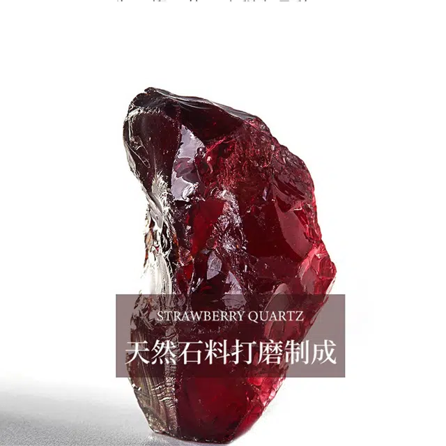 凤凰涅磐 招财草莓晶貔犰貔貅 酒红石榴石 新中式国潮国风 红色女人石素圈 复古小众 多圈三层 铜底镀金 手链 女款 礼物 礼盒