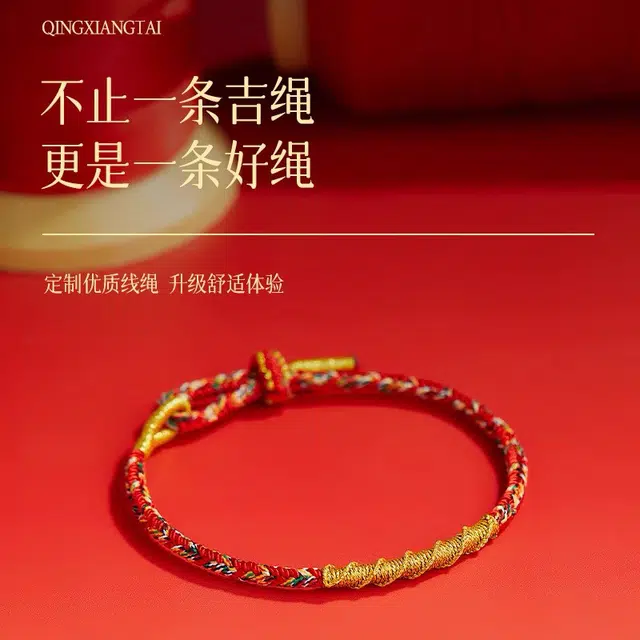 【考试上岸高中】五彩绳 凤凰涅磐 高考考公考研红绳  十二生肖本命佛 手工编织绳 小众高级感原创设计#好运 柔韧彩线 手绳 女款