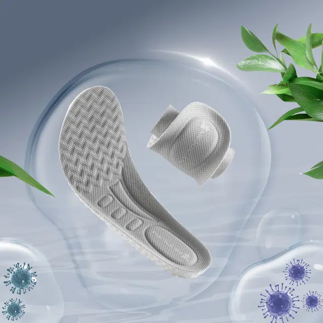 稻草人 运动气垫减震透气加厚 久站不累 吸汗防臭抗菌 涤纶 鞋垫 男女同款情侣款