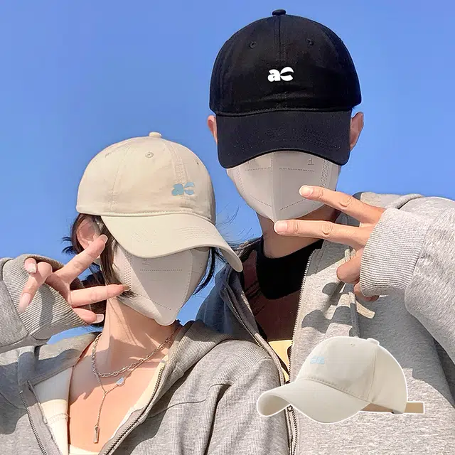 稻草人 韩版显脸小简约时尚棒球帽通勤百搭休闲 棉 鸭舌帽 男女同款情侣款