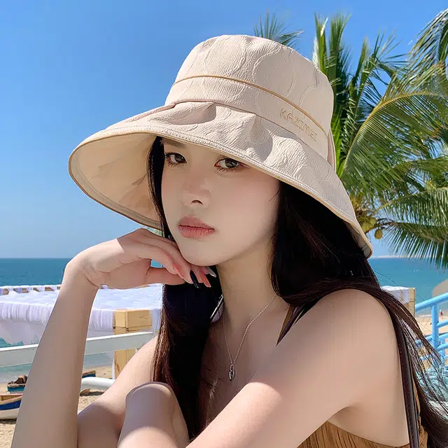 稻草人 防紫外线 韩系显脸小 百搭时尚 涤纶 渔夫帽 女款