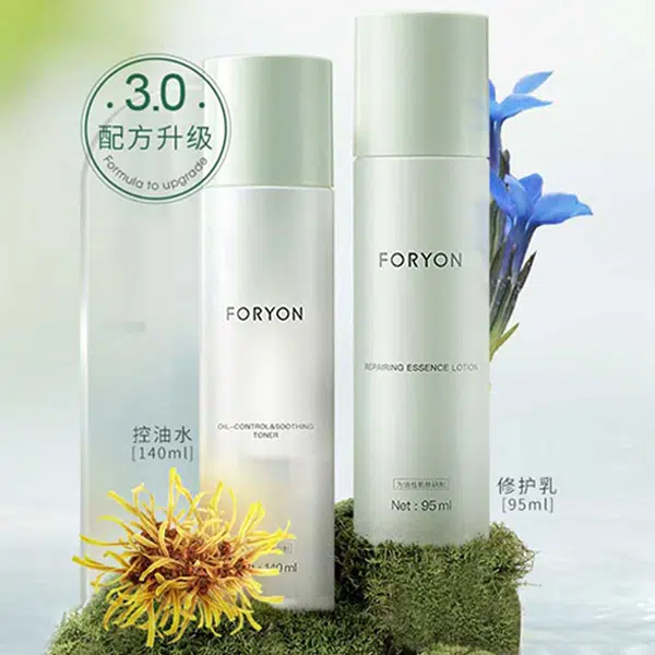 肤漾 清透洁面慕斯+控油舒缓水乳套装 滋润