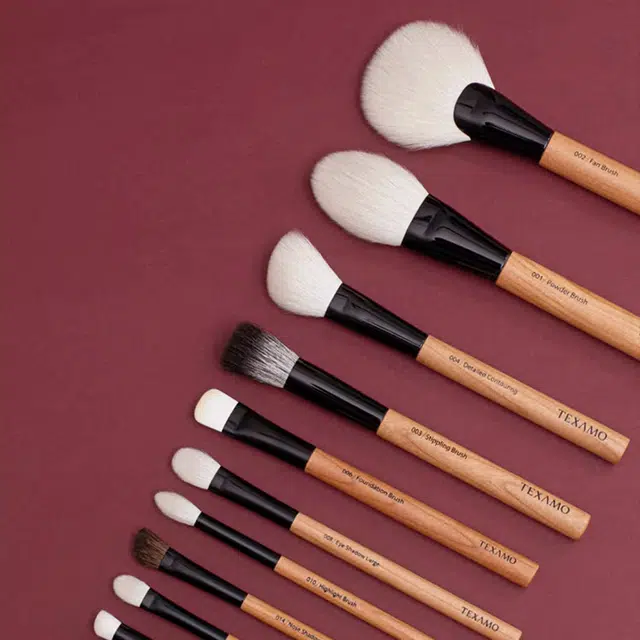 黛末 未染化妆刷套装柔软动物毛眼影腮红刷套刷