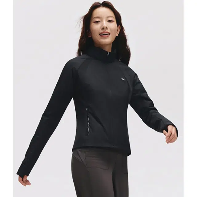 蕉下 弹力连帽保暖运动气绒外套简约通勤轻薄户外休闲防风防寒透气舒适棉服 女款