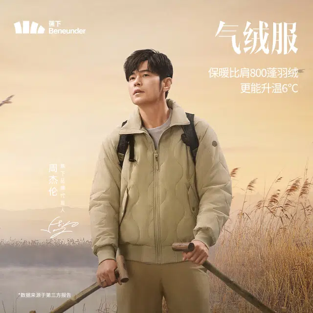 蕉下 立领防风休闲户外运动飞行员棉服 男款