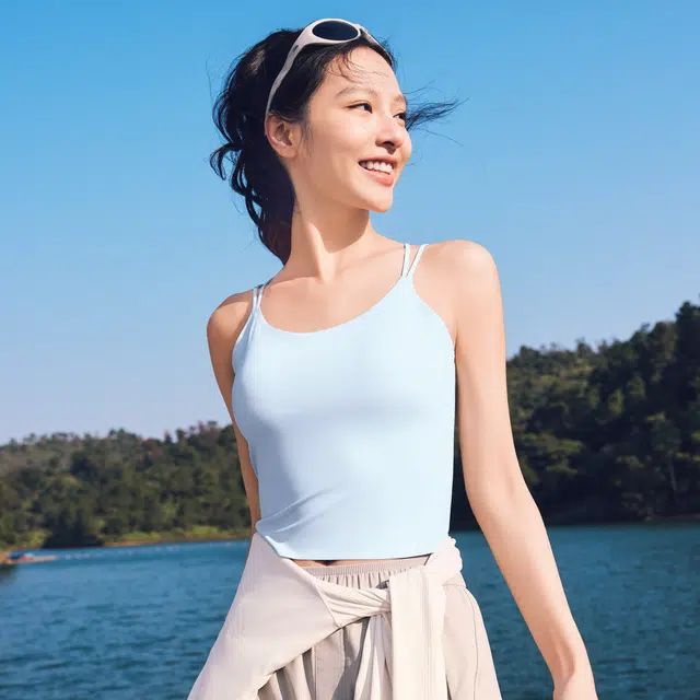 蕉下 无痕免穿文胸凉感冰丝美背防晒内搭打底背心 女款