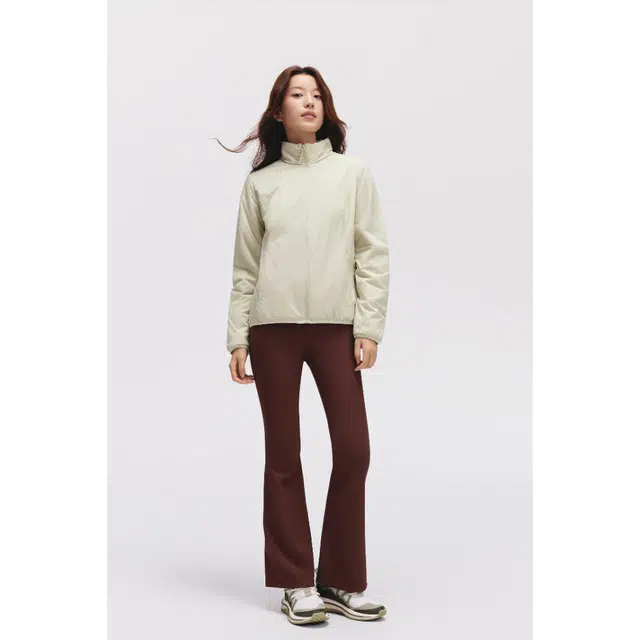 蕉下 短款冬季保暖防风防寒宽松显瘦简约时尚百搭休闲运动舒适立领棉服 女款