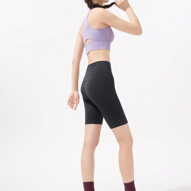 蕉下 透气凉感舒适高弹速干户外徒步裤子瑜伽裤运动短裤 女款