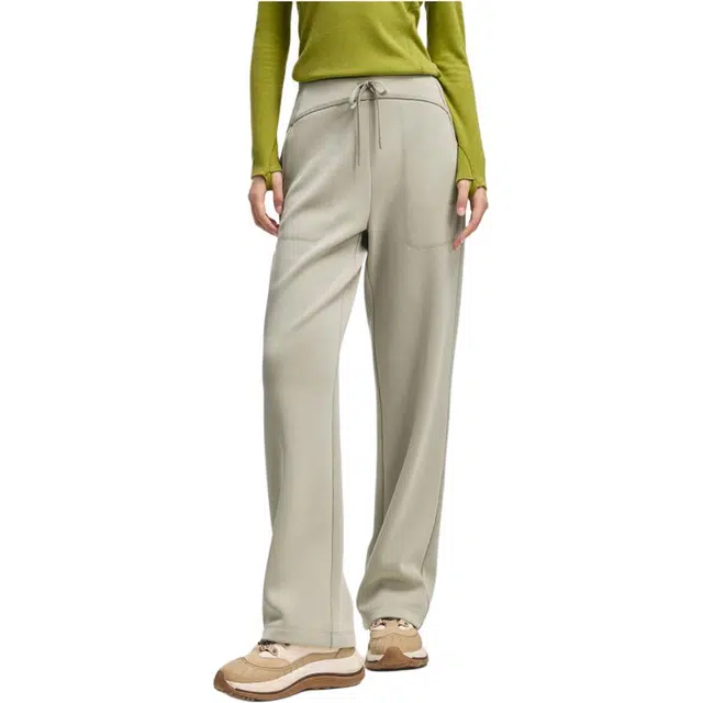 蕉下 超柔暴走直筒裤加绒保暖防风防寒抗湿冷舒适百搭户外运动高弹力休闲裤 女款