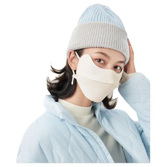 蕉下 拼色百搭防风护眼角保暖秋冬户外必备 聚酯纤维 口罩 男女同款情侣款