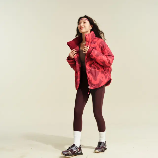 蕉下 户外保暖新材料锁温防潮抗湿冷长袖棉服 女款 枫林红