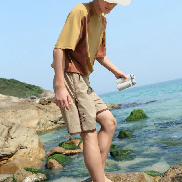 蕉下 双层涉水阻水冰爽凉感跑步降暑健身训练马拉松游泳篮球裤休闲短裤 男款