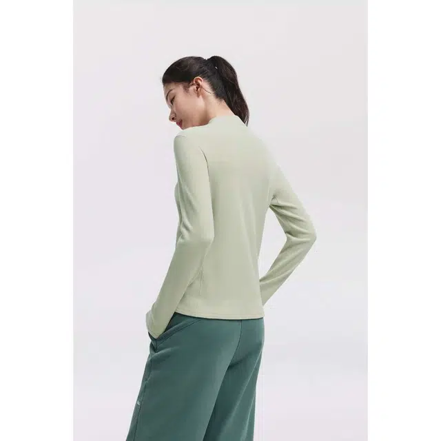 蕉下 冬季防寒半高领修身中暖打底内搭舒适时尚百搭柔软显瘦休闲简约毛衣 女款