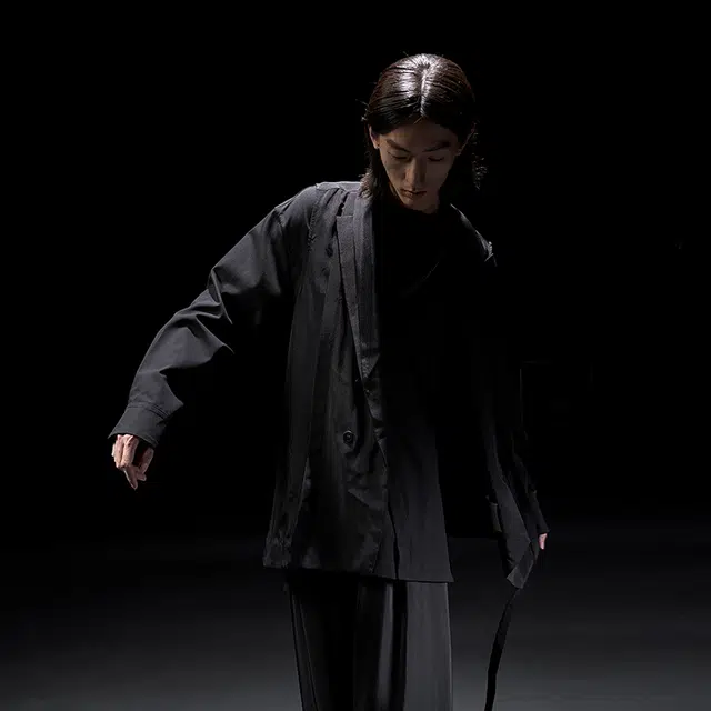 幻象者 宽松休闲时尚舒适百搭纯色马甲 男女同款 黑色