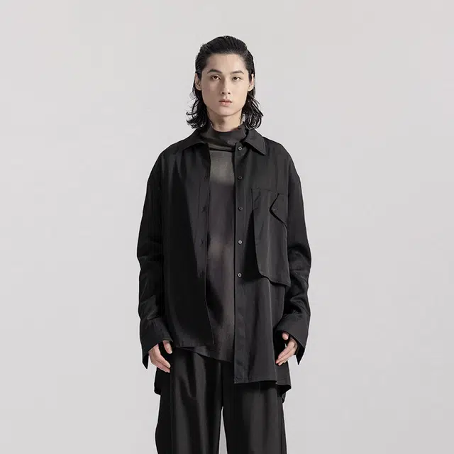 Huanzhe High Neck Knit Black