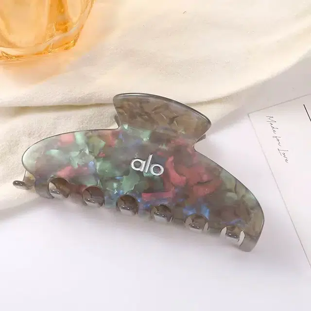 尚先生 美国标发夹女发后脑勺盘发夹百搭纯色时尚鲨鱼夹 醋酸 抓夹 女款