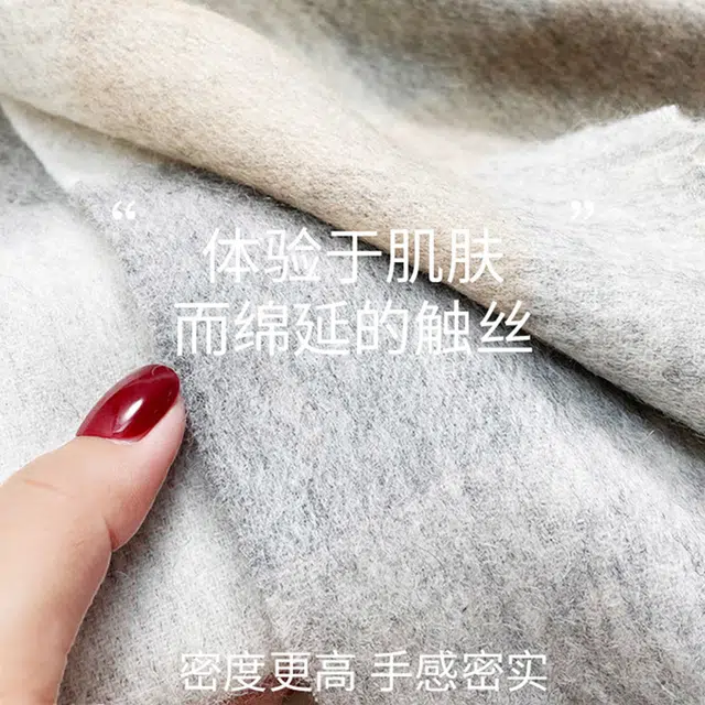 加菲猫家族 冬季防寒绵羊毛高级氛围感简约时尚百搭保暖 绒线围巾 男女同款情侣款