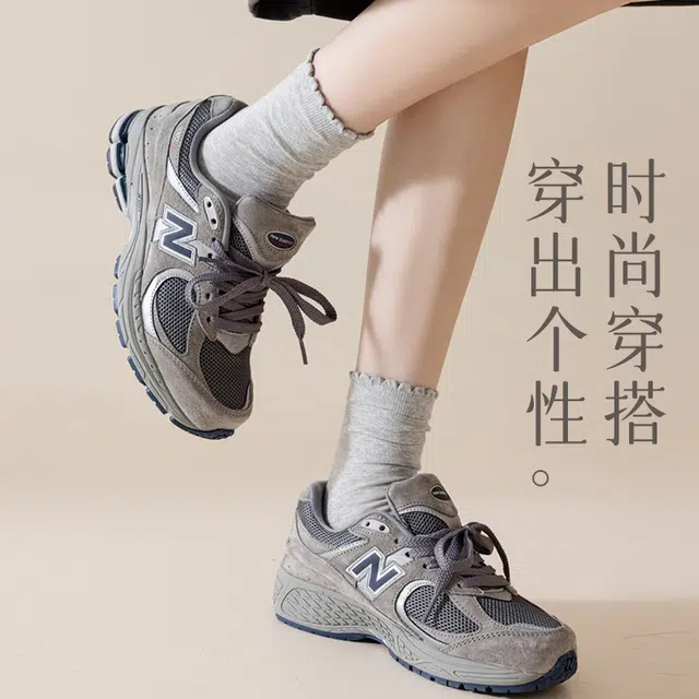 加菲猫家族 春夏季轻薄棉袜吸湿排汗柔软肤感透气舒适休闲简约百搭木耳花边中筒袜 女款