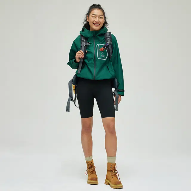 新奇天  城市户外单层硬壳登山服外套  防水防风冲锋衣 通用