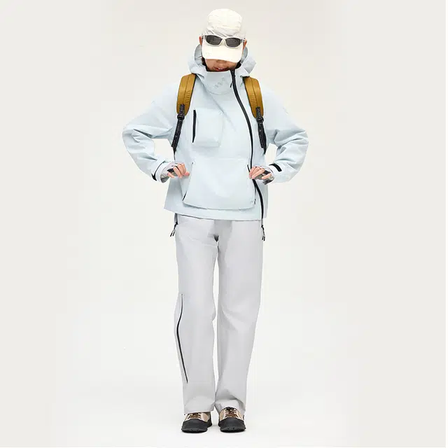 新奇天  徒步登山服城市户外  防水防风透气耐磨冲锋衣 男女同款