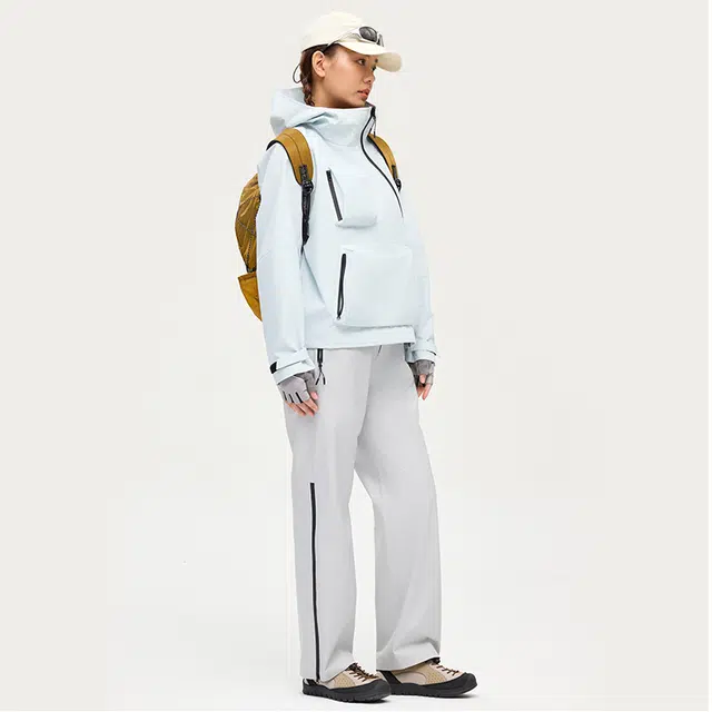 新奇天  徒步登山服城市户外  防水防风透气耐磨冲锋衣 男女同款