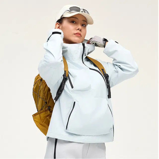 新奇天  徒步登山服城市户外  防水防风透气耐磨冲锋衣 男女同款