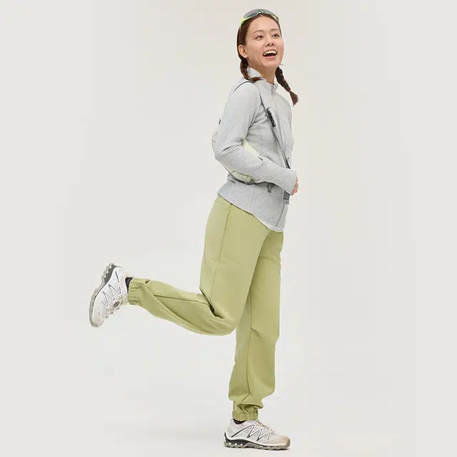 新奇天 运动加厚城市户外保暖束脚松紧腰休闲裤 女款