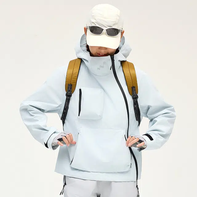 新奇天  徒步登山服城市户外  防水防风透气耐磨冲锋衣 男女同款